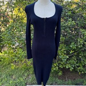 VTG 90s Cache Ribbed Bodycon Dress